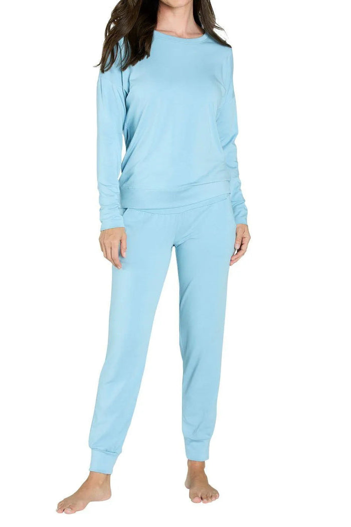 Laguna Relaxed Long Sleeve Loungewear Set - Sales Rack - Twelve Eighty Eight Loungewear twelveeightyeight.com