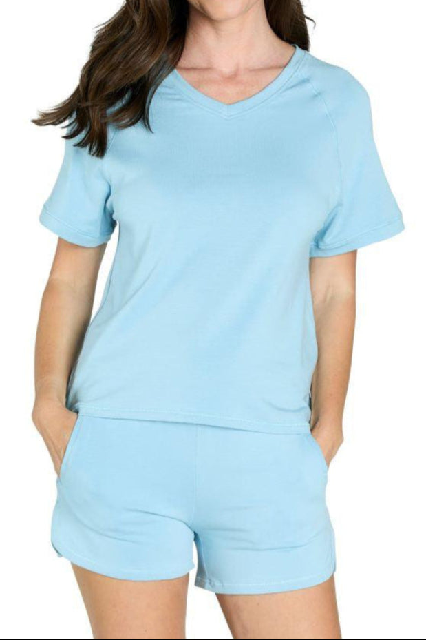 Relaxed Short Loungewear Set - Twelve Eighty Eight Loungewear twelveeightyeight.com