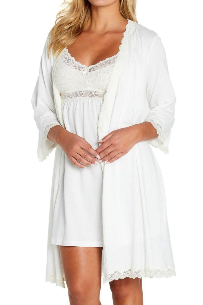 Three Quater Sleeve Robe - Twelve Eighty Eight Robe twelveeightyeight.com