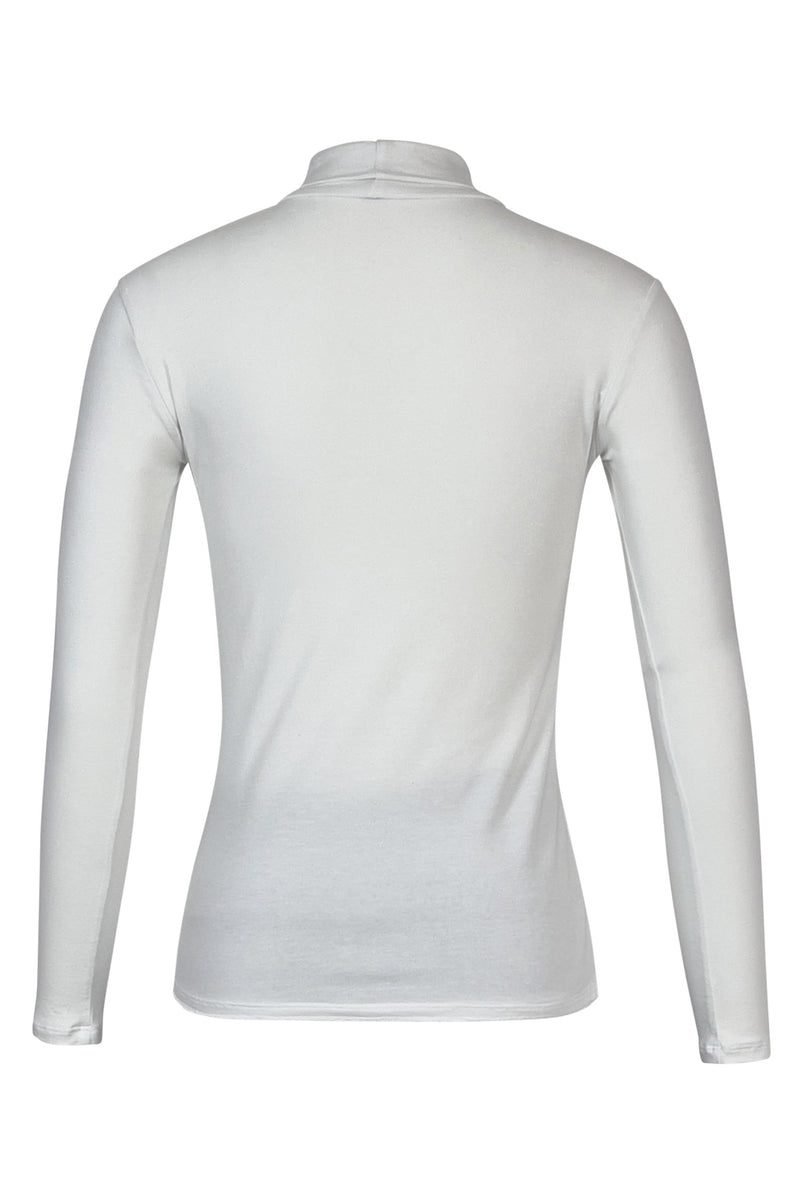 Long Sleeve Mock Neck Tee