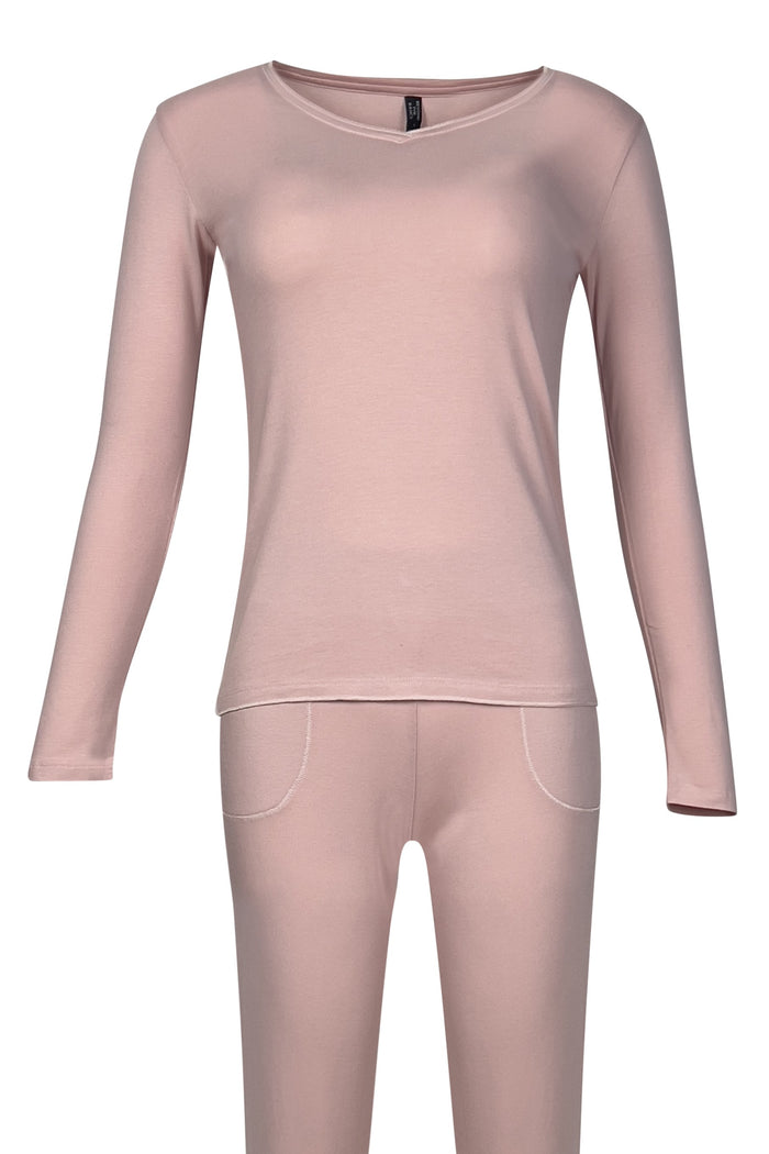 Beyond the Basics Long Sleeve V Neck Tee