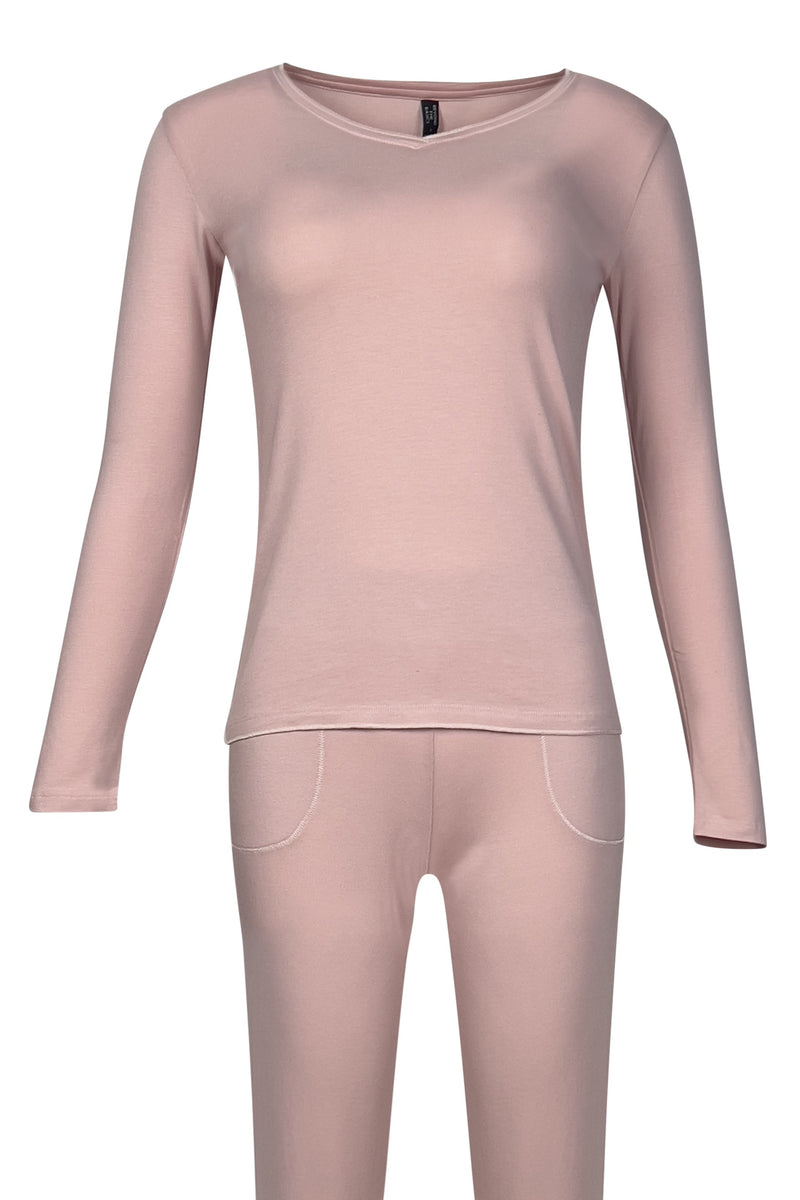 Beyond the Basics Long Sleeve V Neck Tee