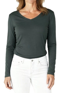 Beyond the Basics Long Sleeve V Neck Tee