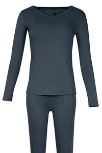 Beyond the Basics Long Sleeve V Neck Tee