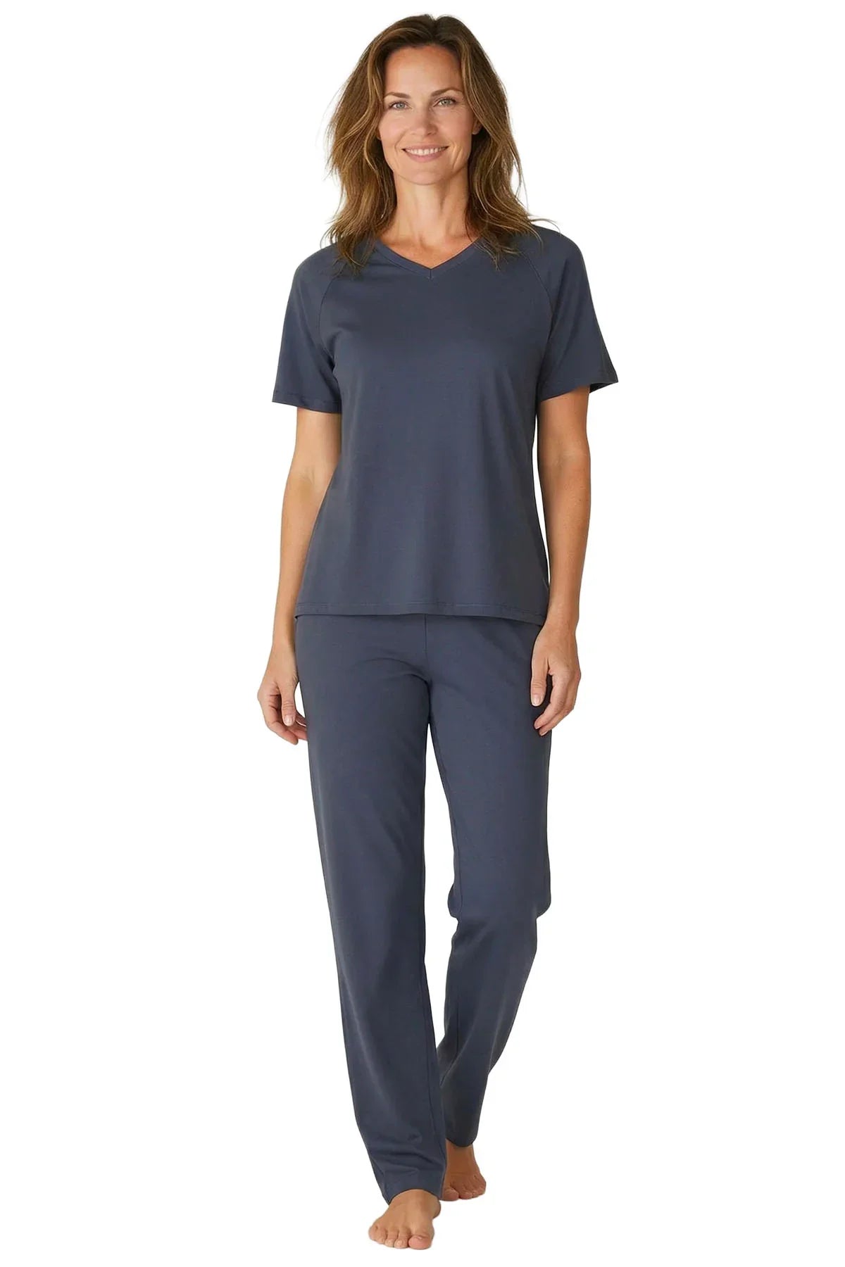 Brenda Short Sleeve Loungewear Set