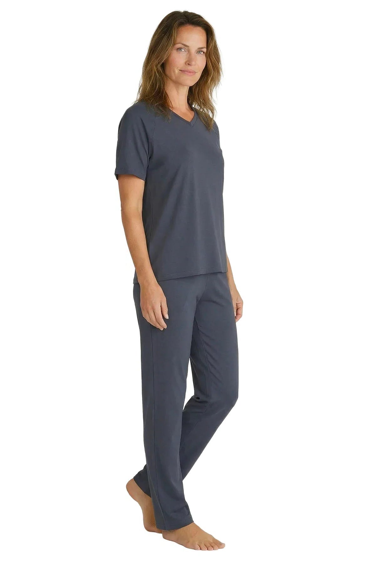 Brenda Short Sleeve Loungewear Set