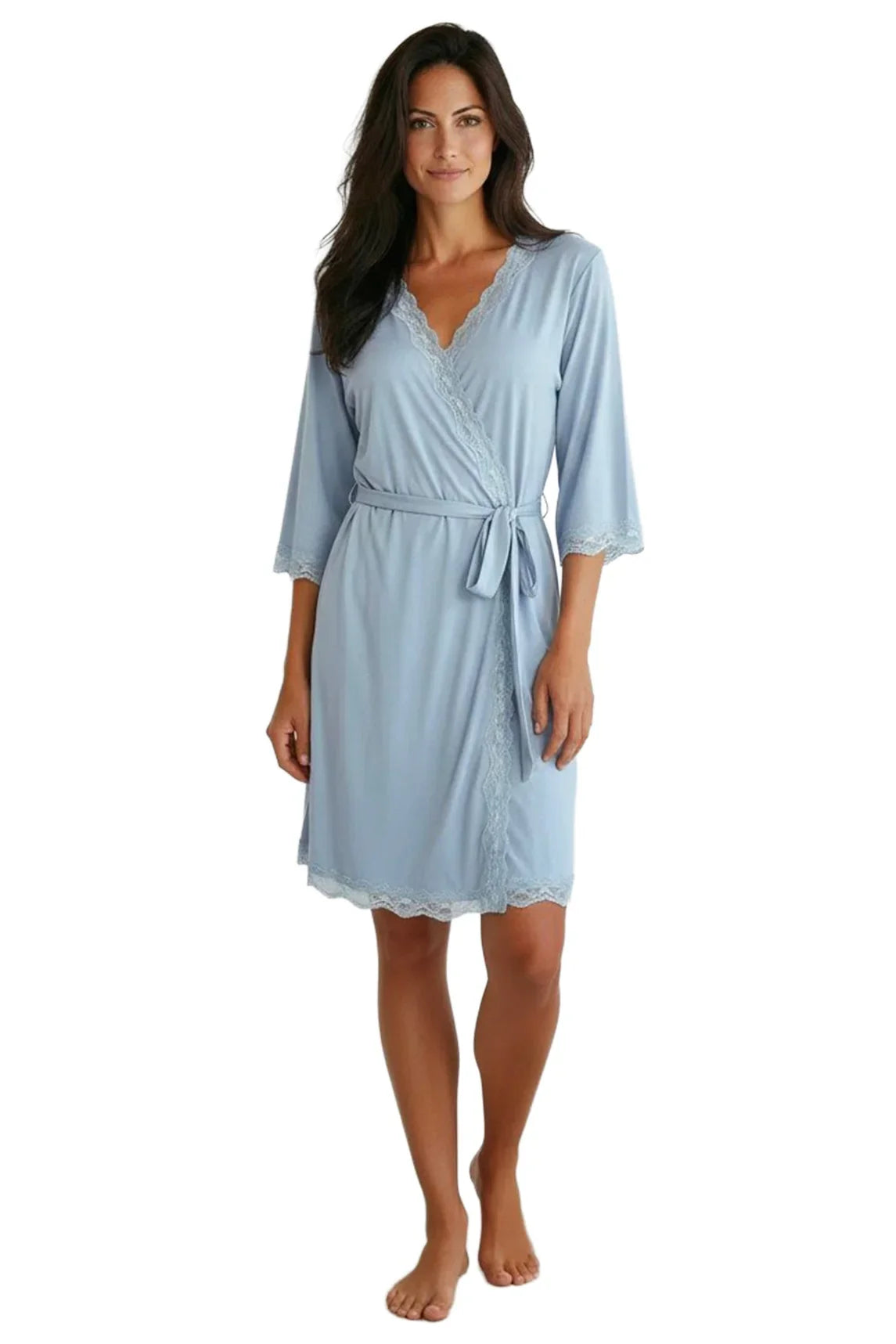 Leslie Three Quarter Sleeve Robe