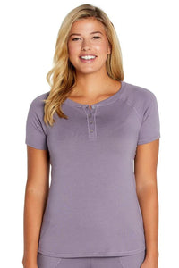 Olivia Short Sleeve Henley Tee