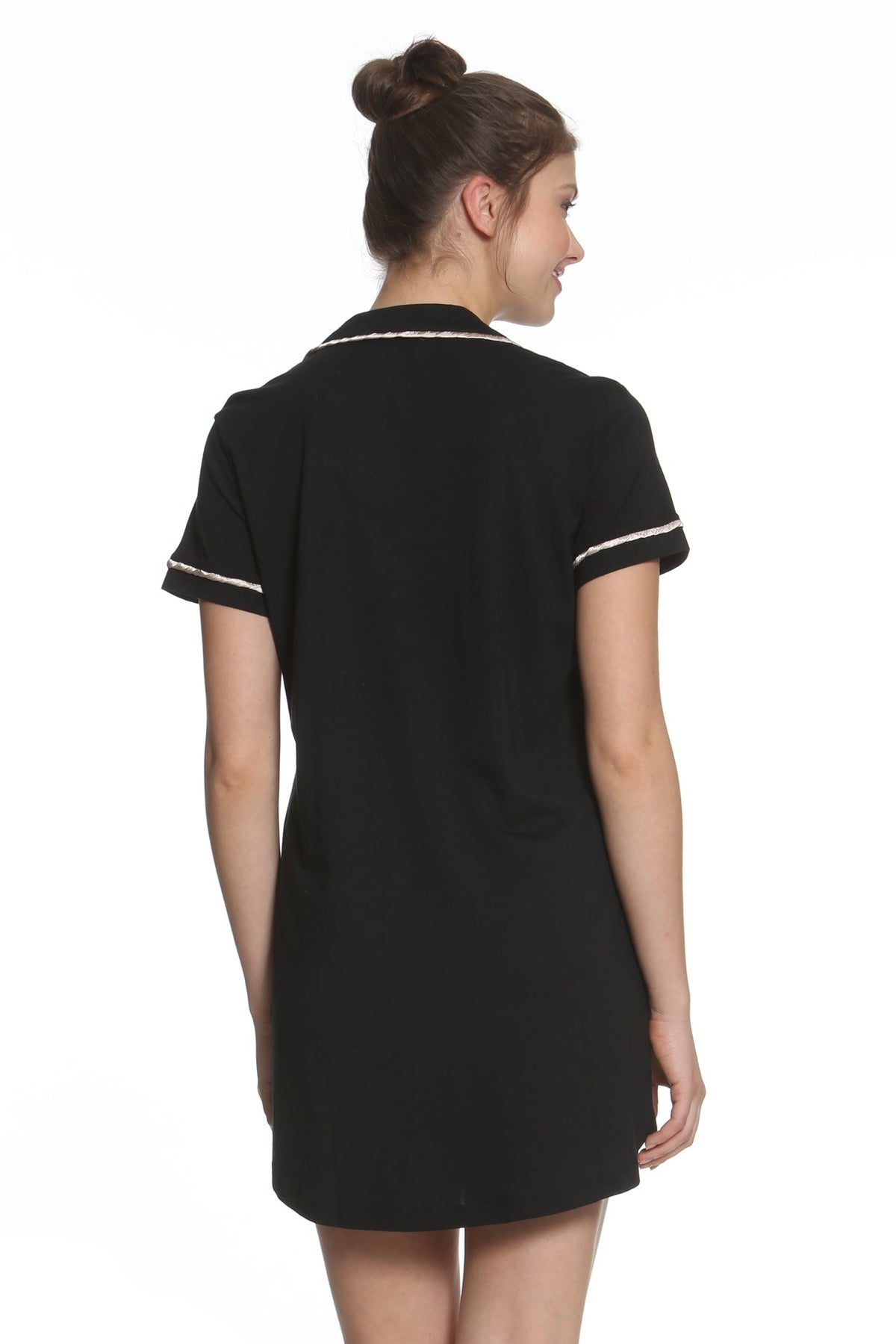 Sophie Basic Short Sleeve Nightshirt