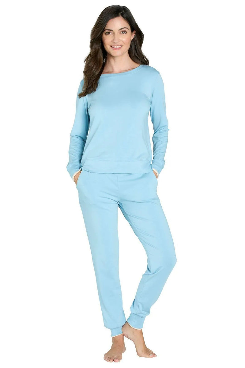 Calypso Relaxed Long Sleeve Loungewear Set - Sales Rack - Twelve Eighty Eight Loungewear twelveeightyeight.com