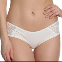 Lace Accented Pima Cotton Hipster - Twelve Eighty Eight Panty twelveeightyeight.com