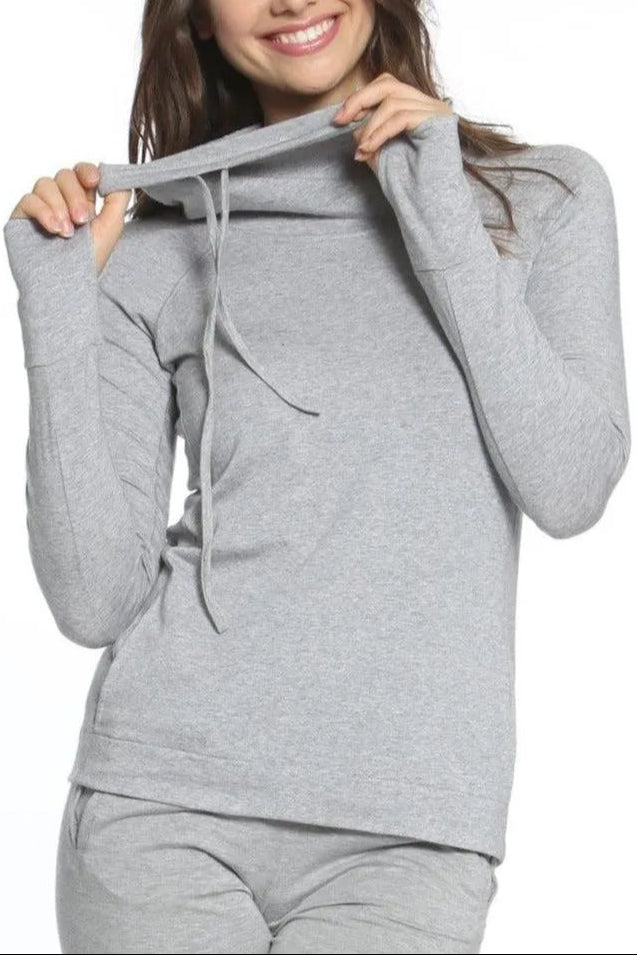 Laguna Cowl Neck Top - Sales Rack - Twelve Eighty Eight Loungewear twelveeightyeight.com