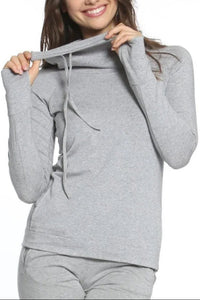 Laguna Cowl Neck Top - Sales Rack - Twelve Eighty Eight Loungewear twelveeightyeight.com