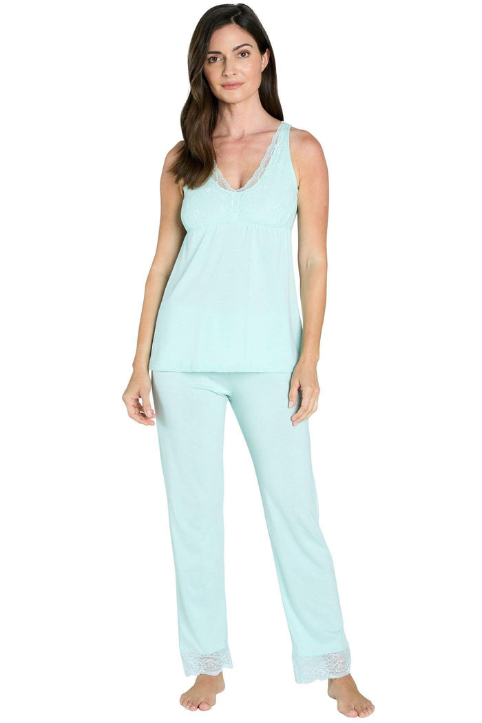 Leslie Tank Camisole Pant Set - Sales Rack - Twelve Eighty Eight PJ Sets twelveeightyeight.com