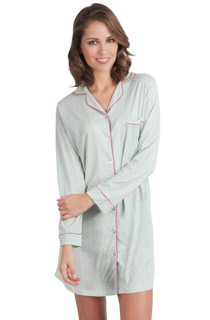 Long Sleeve Nightshirt - Sales Rack - Twelve Eighty Eight Sleepshirt twelveeightyeight.com