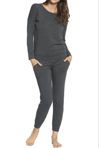 Long Sleeve Pullover Top Jogger Set - Sales Rack - Twelve Eighty Eight Loungewear twelveeightyeight.com