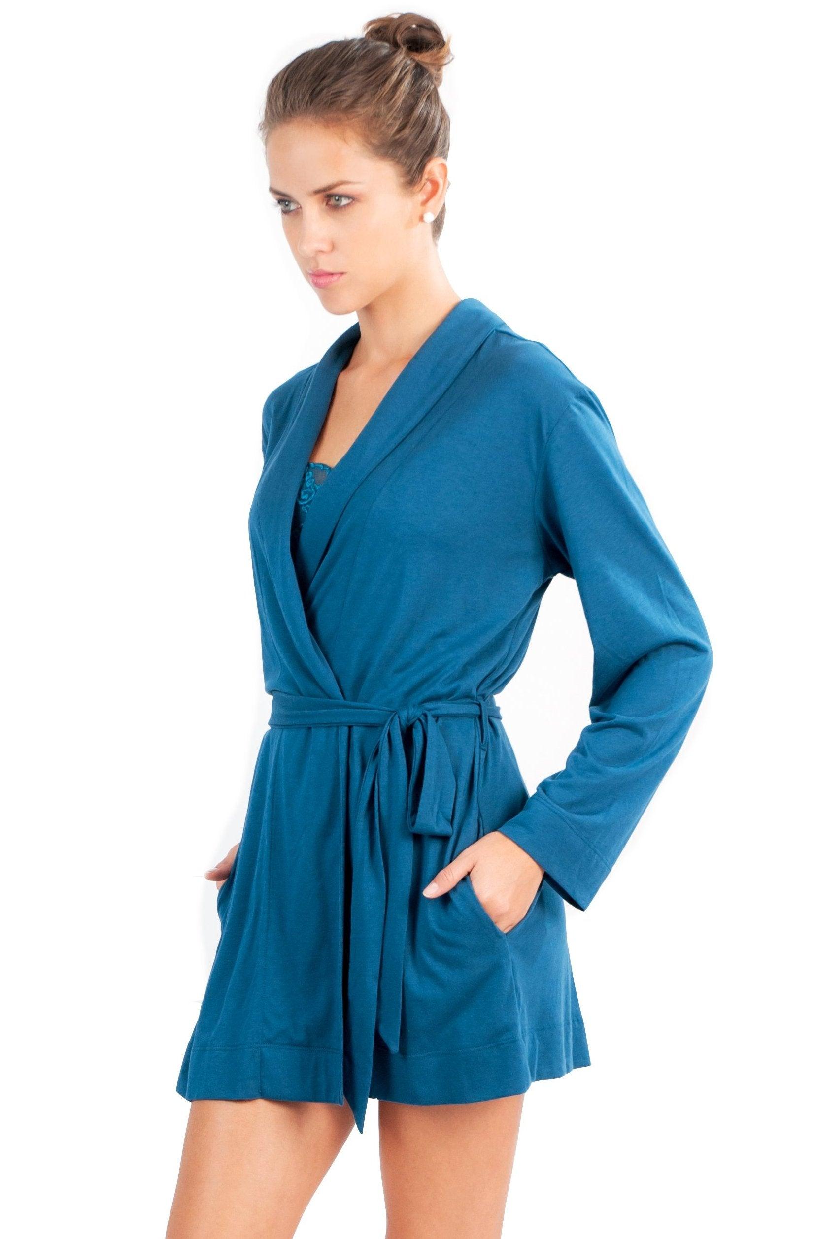Softest Pima Cotton Josie Mini Robe for Women – Twelve Eighty Eight