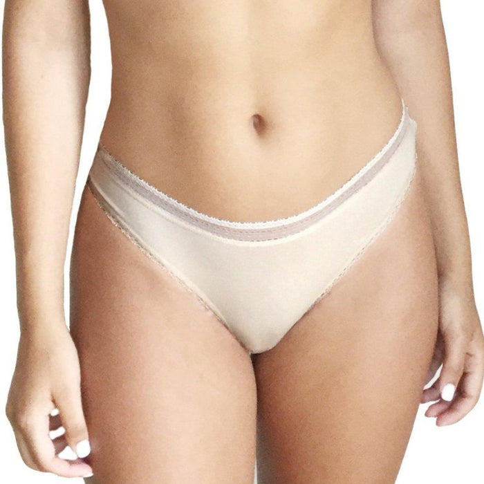 Serena Pima Cotton Lace Trim Thong - Clearance Rack - Twelve Eighty Eight Panty twelveeightyeight.com