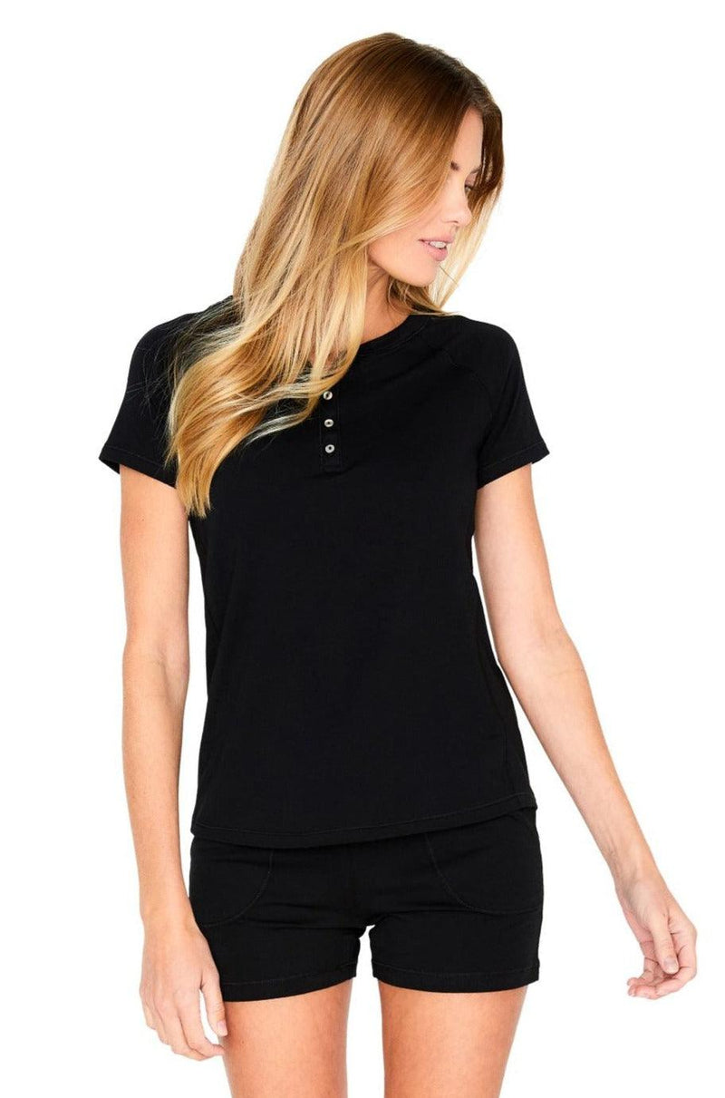 Short Henley Loungewear Set - Twelve Eighty Eight Loungewear twelveeightyeight.com