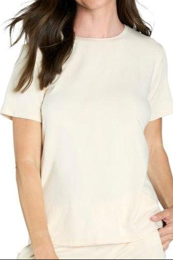 Short Sleeve Crew Neck Tee - Twelve Eighty Eight Layering twelveeightyeight.com