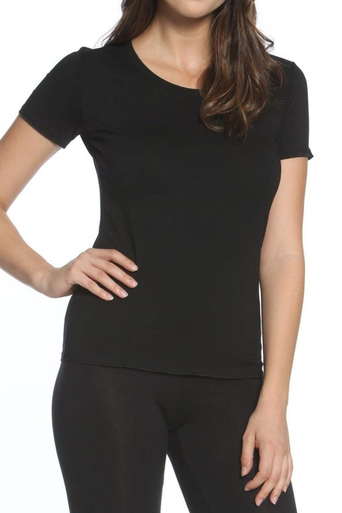 Short Sleeve Crew Neck Tee - Twelve Eighty Eight Layering twelveeightyeight.com