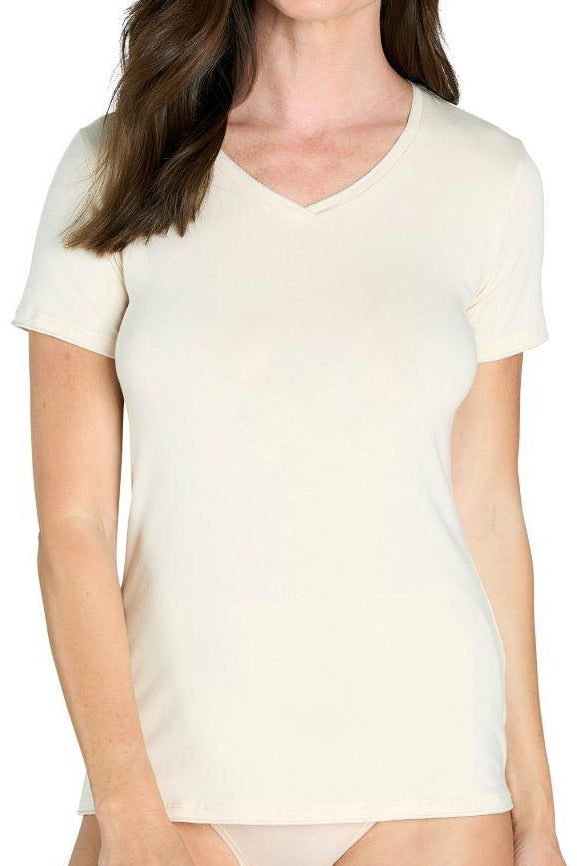 Short Sleeve V Neck Tee - Twelve Eighty Eight Layering twelveeightyeight.com