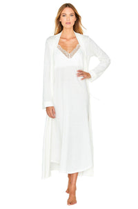 Spaghetti Strap Nightgown Robe Set - Twelve Eighty Eight Gown twelveeightyeight.com