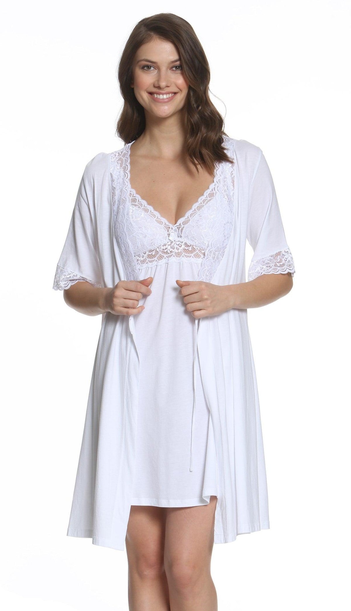 Tank Chemise Robe Set - Twelve Eighty Eight Chemise twelveeightyeight.com