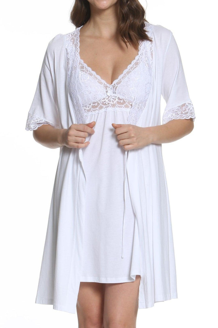 Tank Chemise Robe Set - Twelve Eighty Eight Chemise twelveeightyeight.com